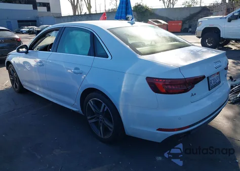 2018 Audi A4 2.0T Tech Ultra Premium/2.0T Ultra Premium from USA, damaged, VIN WAULMAF4XJN002003